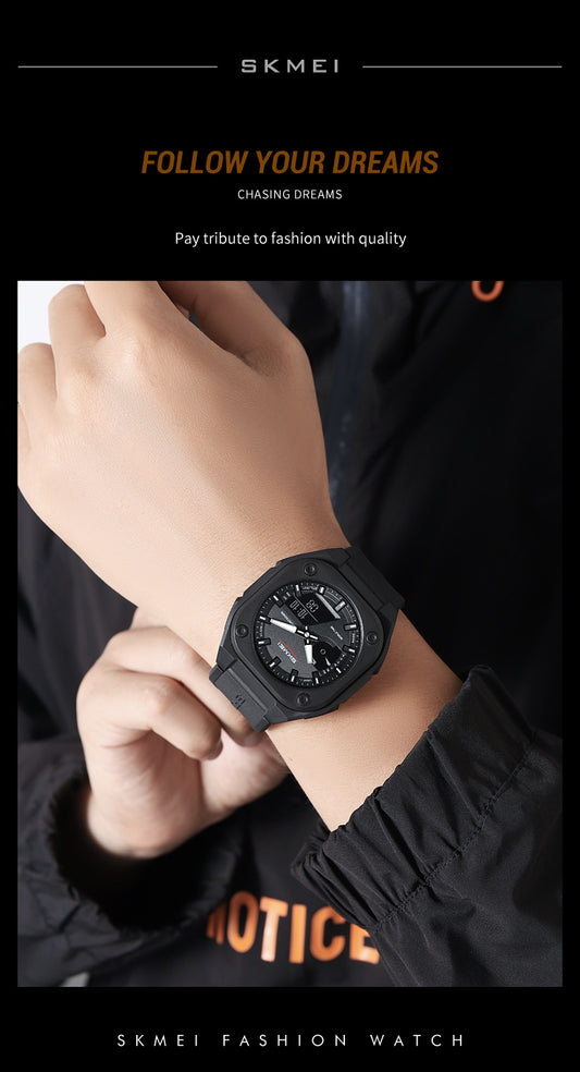 Montre Skmei Originale – Design élégant et heure mondiale pour les passionnés de précision ⌚💎