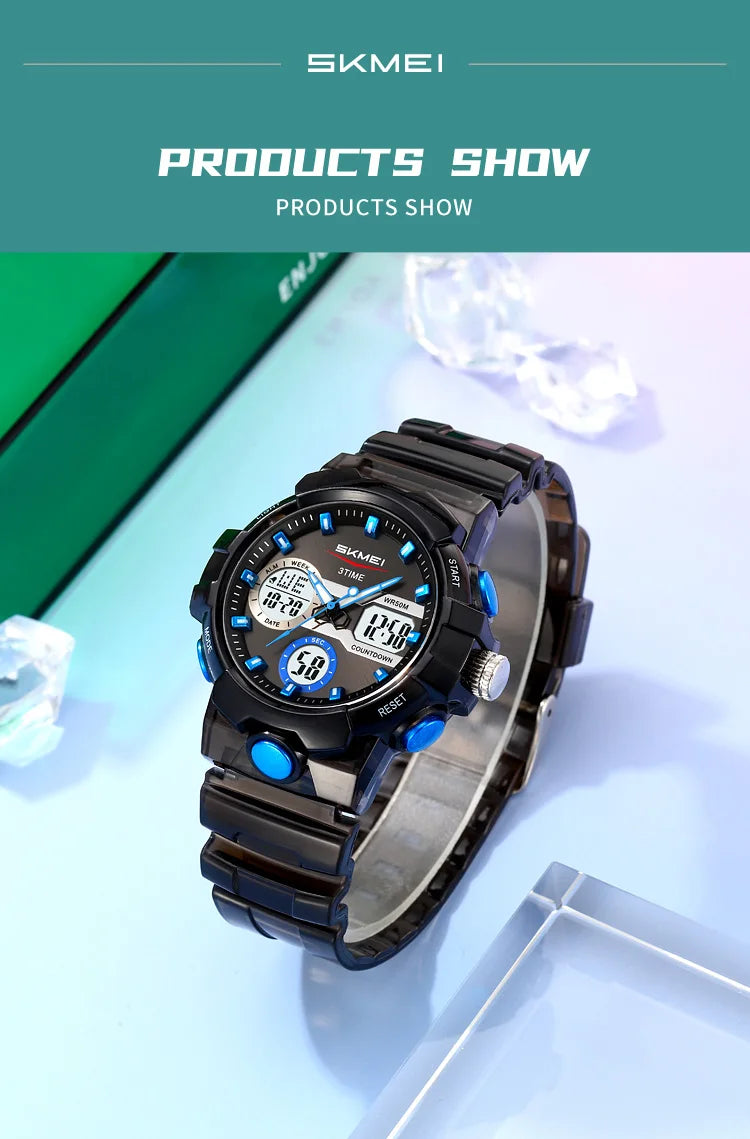 ⌚ ساعة رجالية ونسائية سكيمي  2386 – دقة، مقاومة وأناقة بسعر 3,450 د.ج