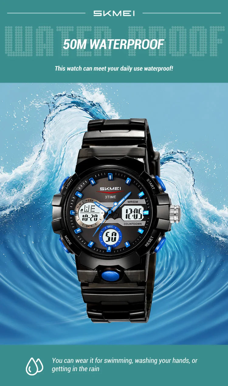 ⌚ ساعة رجالية ونسائية سكيمي  2386 – دقة، مقاومة وأناقة بسعر 3,450 د.ج