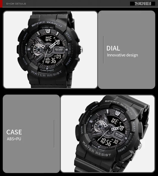 💪 ساعة رجالية – تصميم رياضي أنيق ودقة عالية بسعر 3,650 د.ج