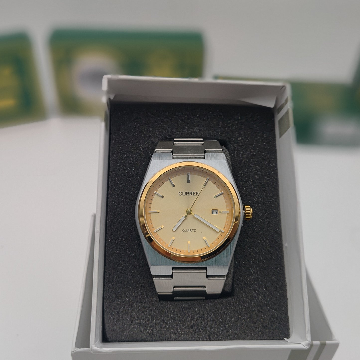 🕶️ ساعة رجالية بتصميم سداسي فاخر – مستوحاة من أسلوب أوديمار