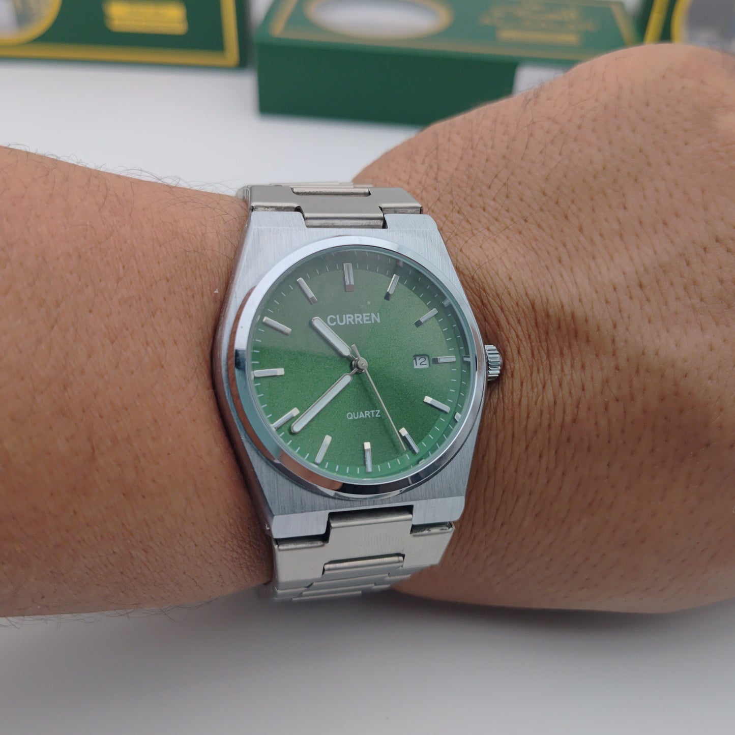 🕶️ ساعة رجالية بتصميم سداسي فاخر – مستوحاة من أسلوب أوديمار