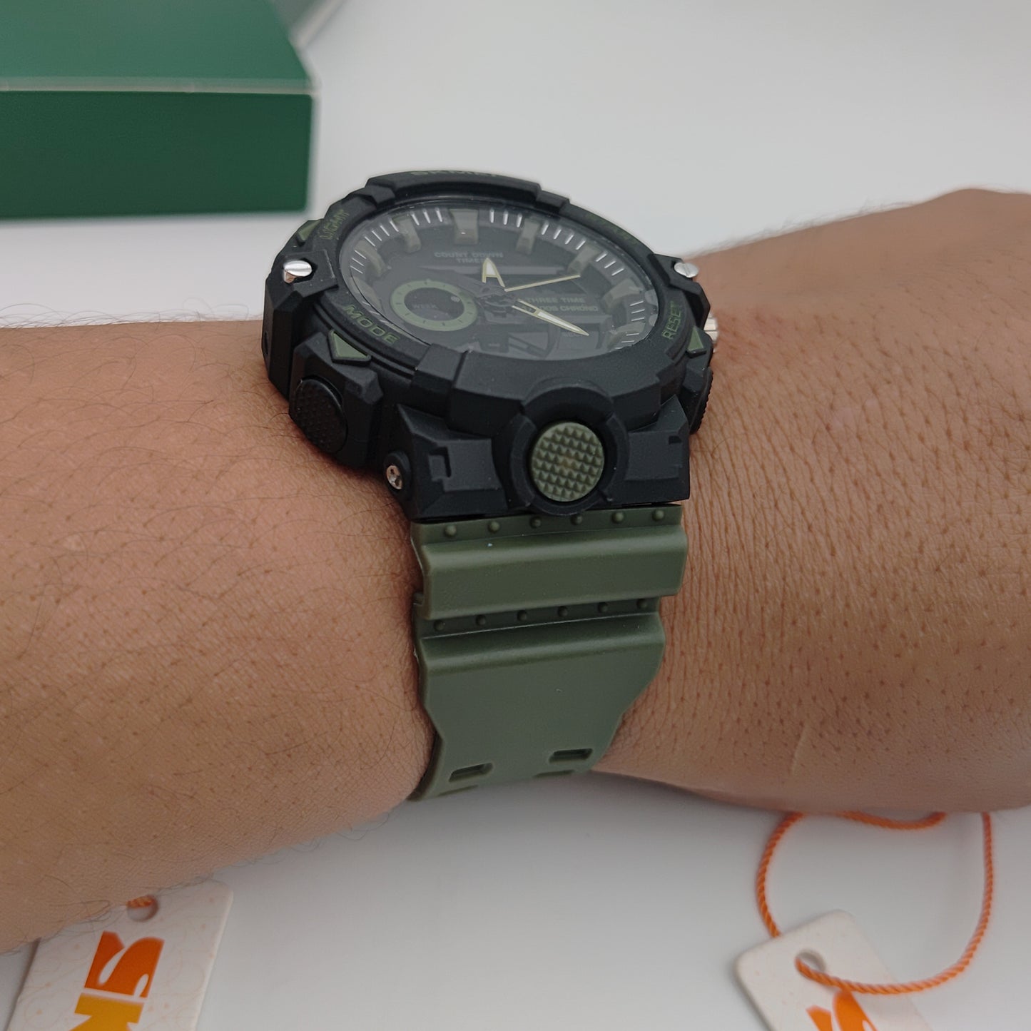 💥 ساعة رجالية رياضية متعددة الوظائف – تصميم ديناميكي بسعر 3,350 د.ج